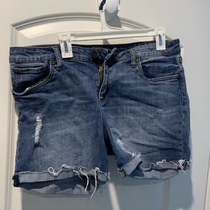 KUT From The Kloth Blue Jean Shorts Size 14